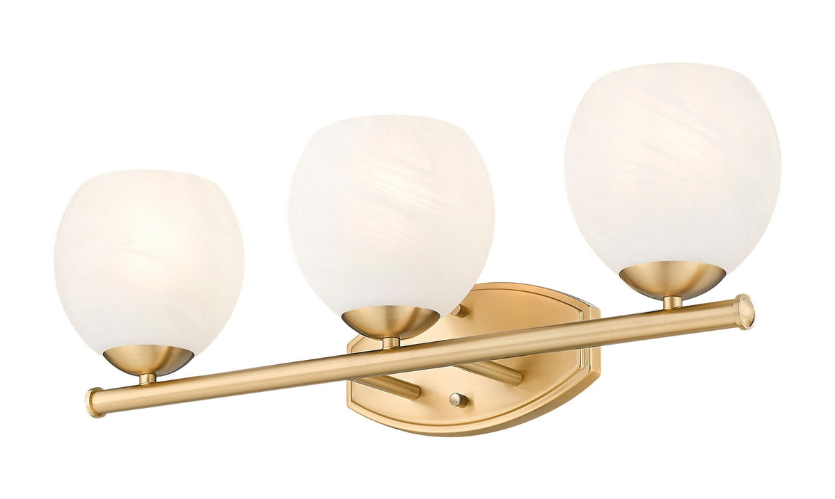 Luminaire de vanité Colette Or moderne, 24" – vue 3
