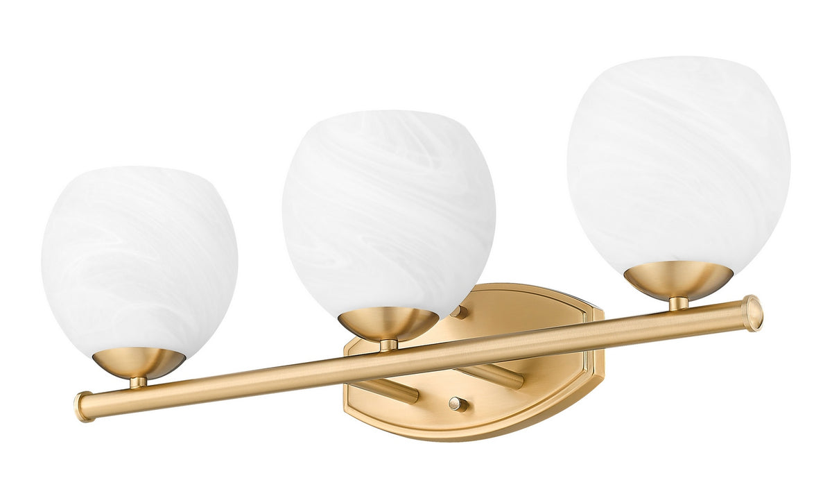 Luminaire de vanité Colette Or moderne, 24" – vue 5