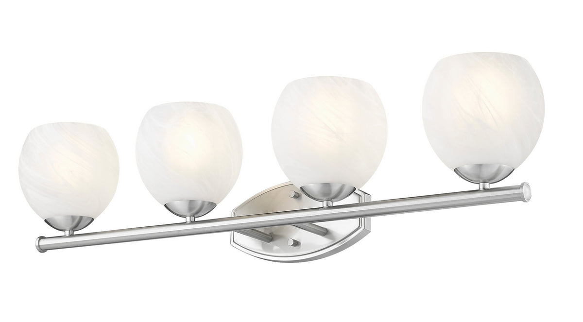 Luminaire de vanité Colette Nickel brossé, 32" – vue 4