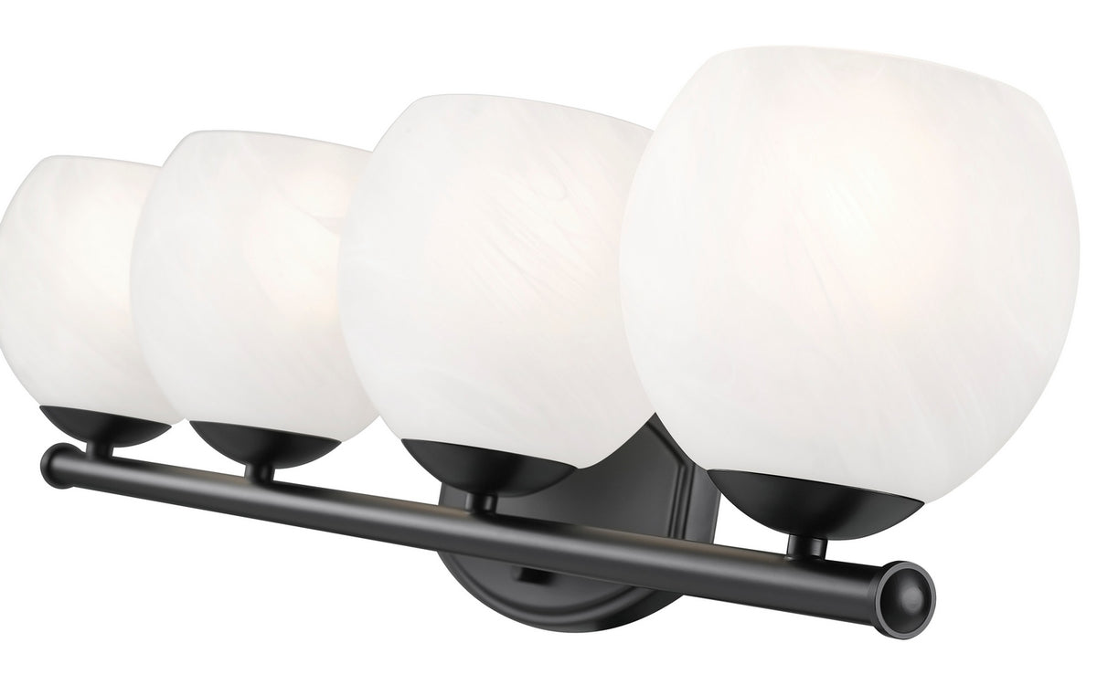 Luminaire de vanité Colette Noir mat, 32" – vue 4