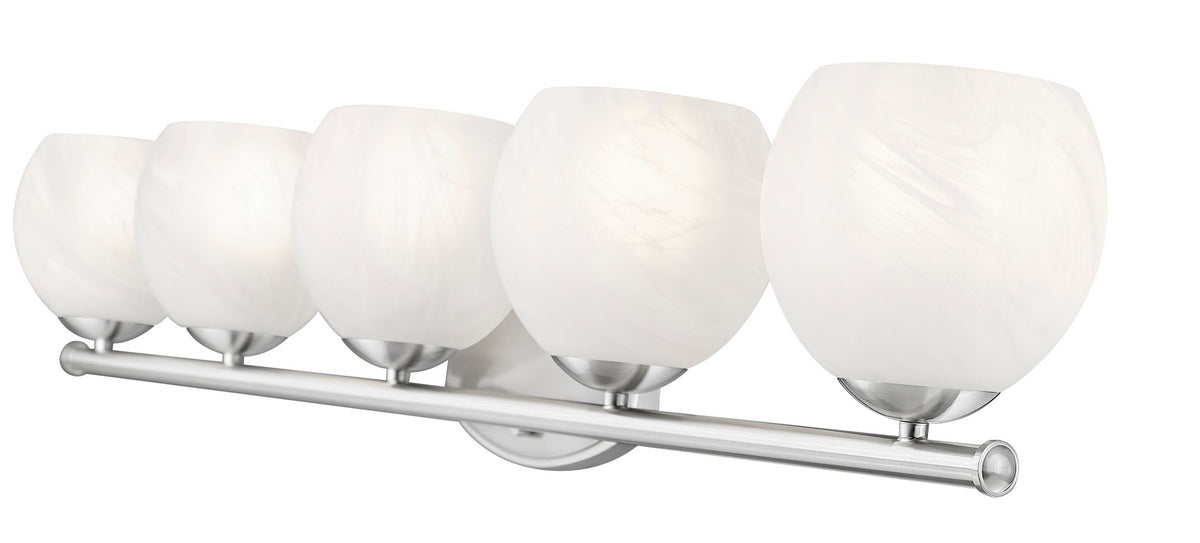 Luminaire de vanité Colette Nickel brossé, 42" – vue 4