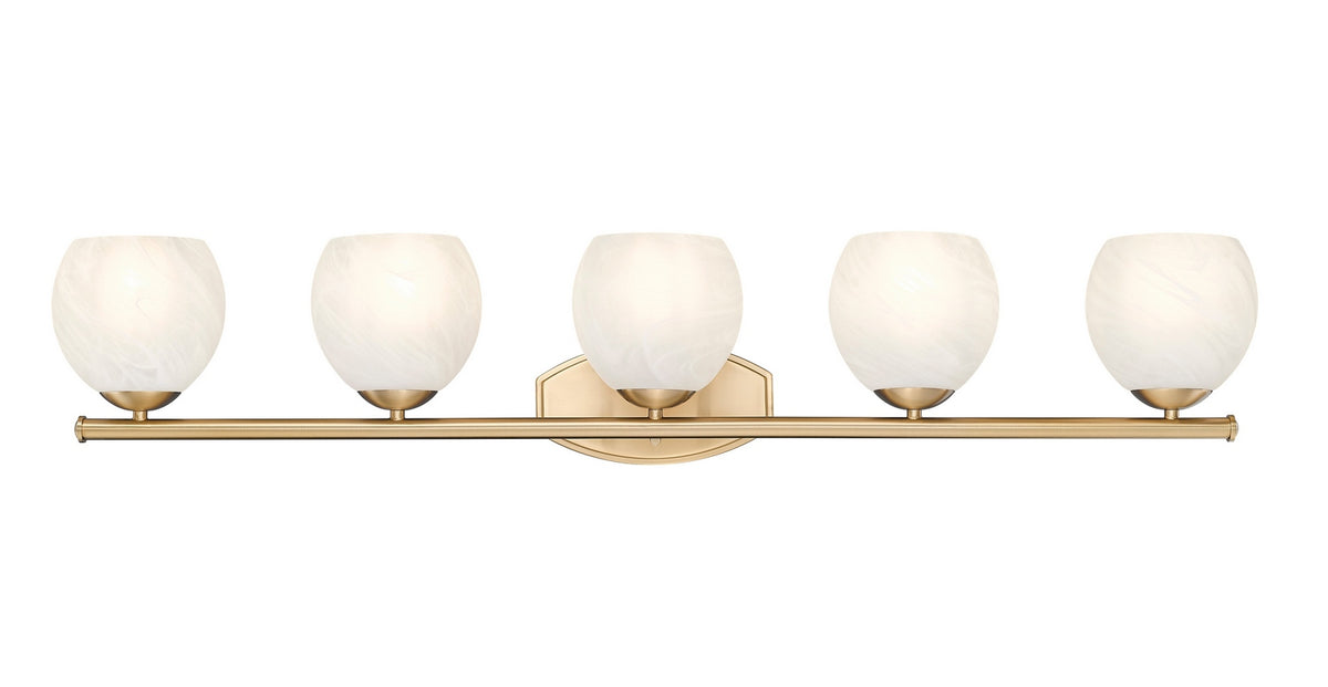 Luminaire de vanité Colette Or moderne, 42" – vue 2