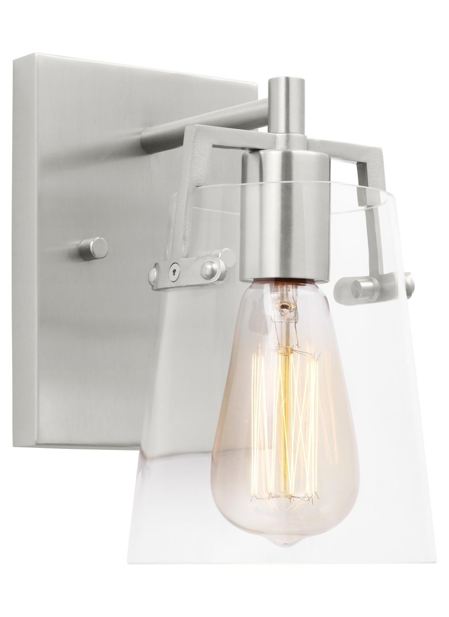 Luminaire de vanité Crofton - Acier brossé 5 1/4" by Visual Comfort Studio | Luminaires & cie