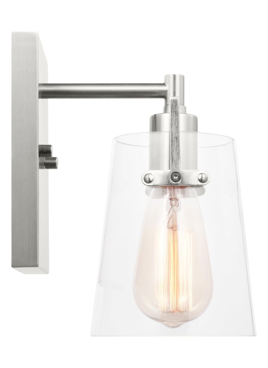Luminaire de vanité Crofton - Acier brossé 5 1/4" by Visual Comfort Studio | Luminaires & cie