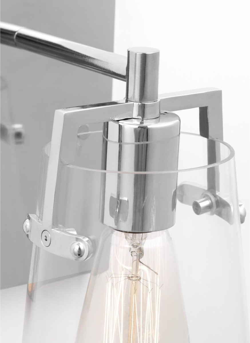 Luminaire de vanité Crofton - Chrome 5 1/4" by Visual Comfort Studio | Luminaires & cie