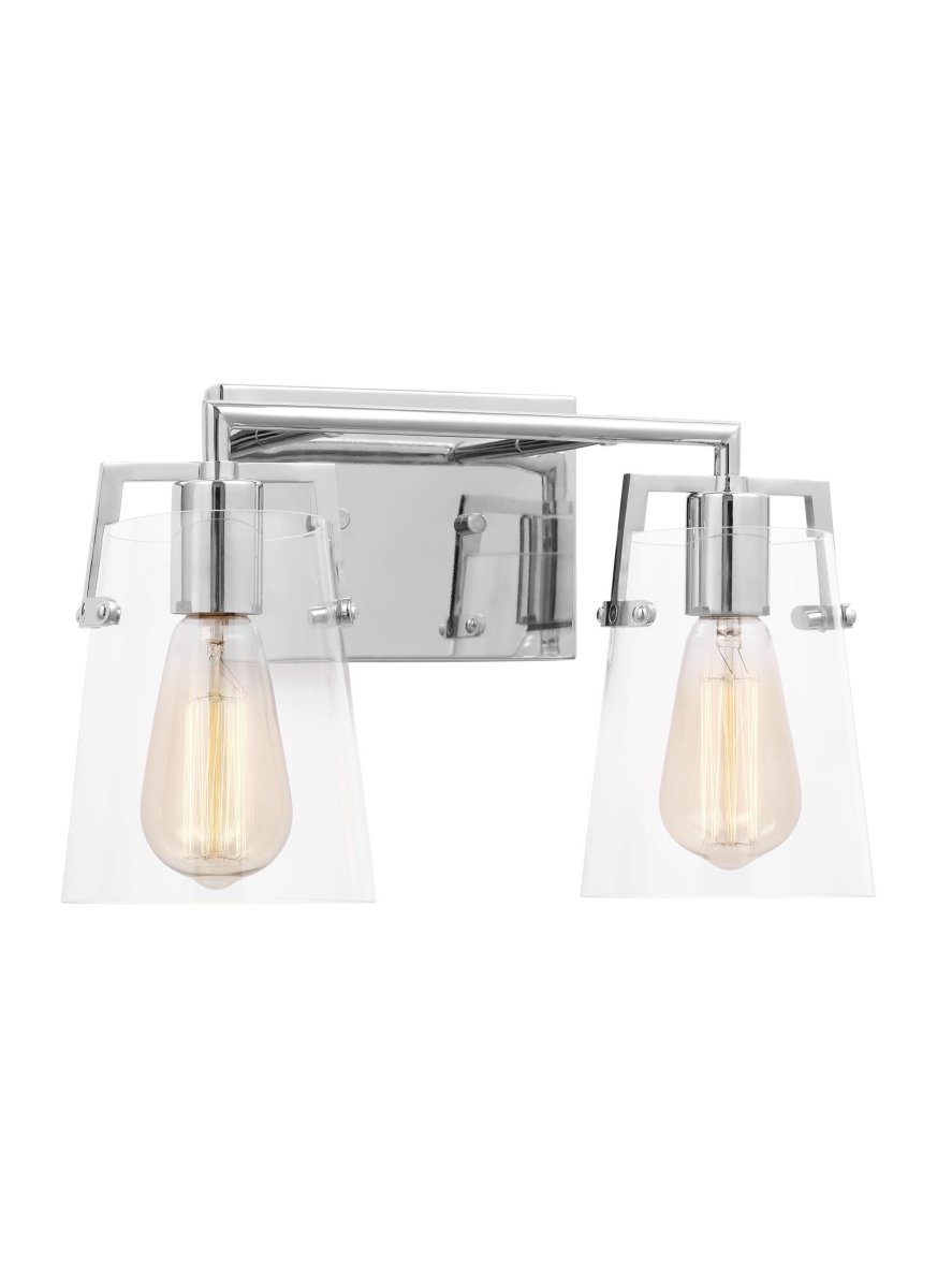 Luminaire de vanité Crofton - Chrome 14 5/8" by Visual Comfort Studio | Luminaires & cie