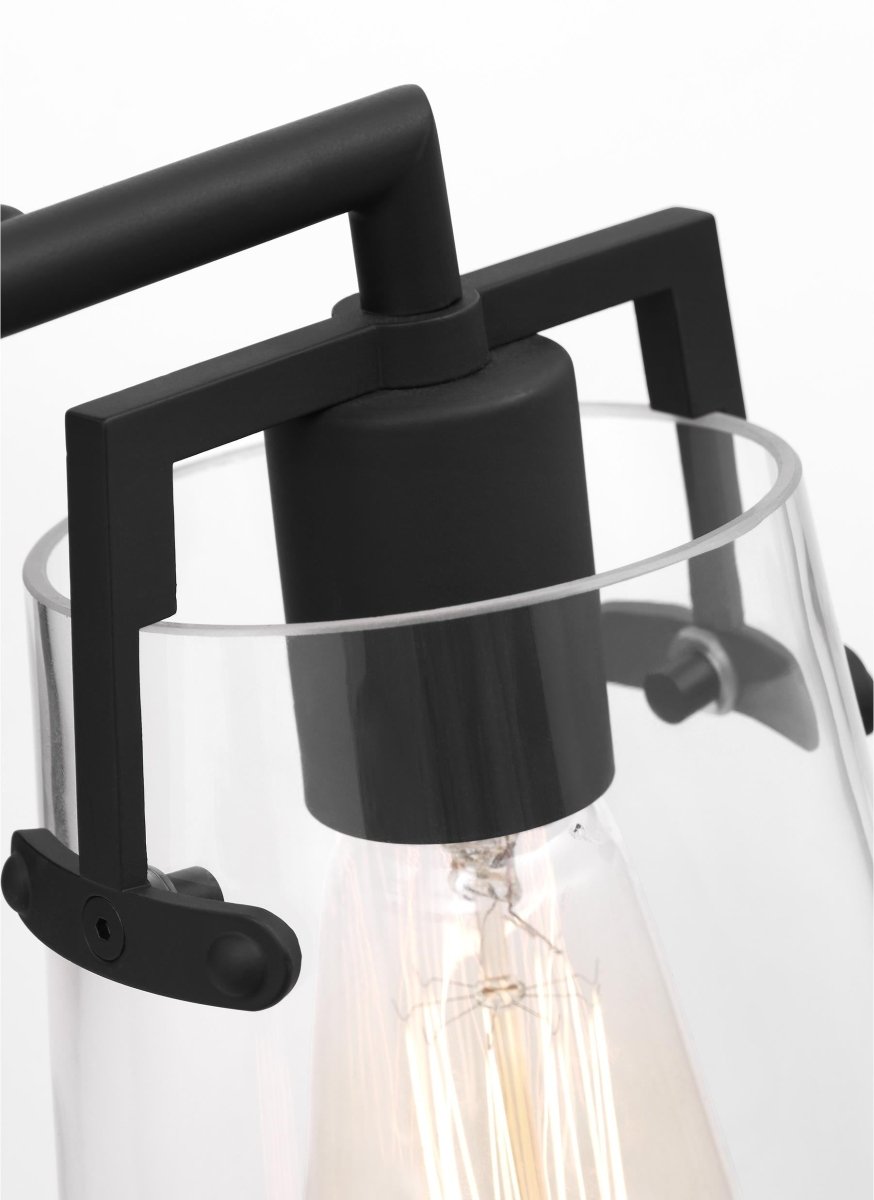 Luminaire de vanité Crofton - Noir de minuit 14 5/8" by Visual Comfort Studio | Luminaires & cie