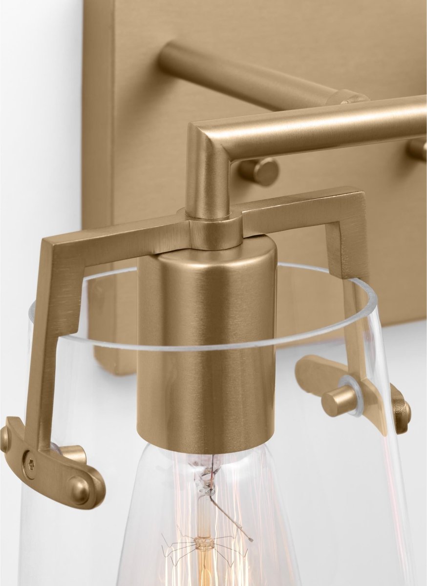 Luminaire de vanité Crofton - Laiton satiné 14 5/8" by Visual Comfort Studio | Luminaires & cie