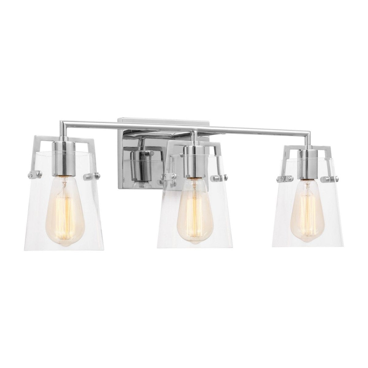 Luminaire de vanité Crofton - Chrome Transparent 24" by Visual Comfort Studio | Luminaires & cie