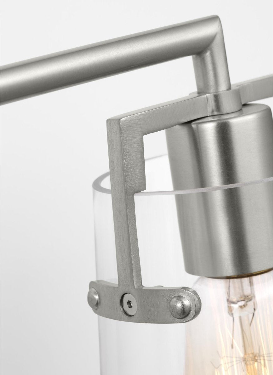 Luminaire de vanité Crofton - Acier brossé 33 3/8" by Visual Comfort Studio | Luminaires & cie