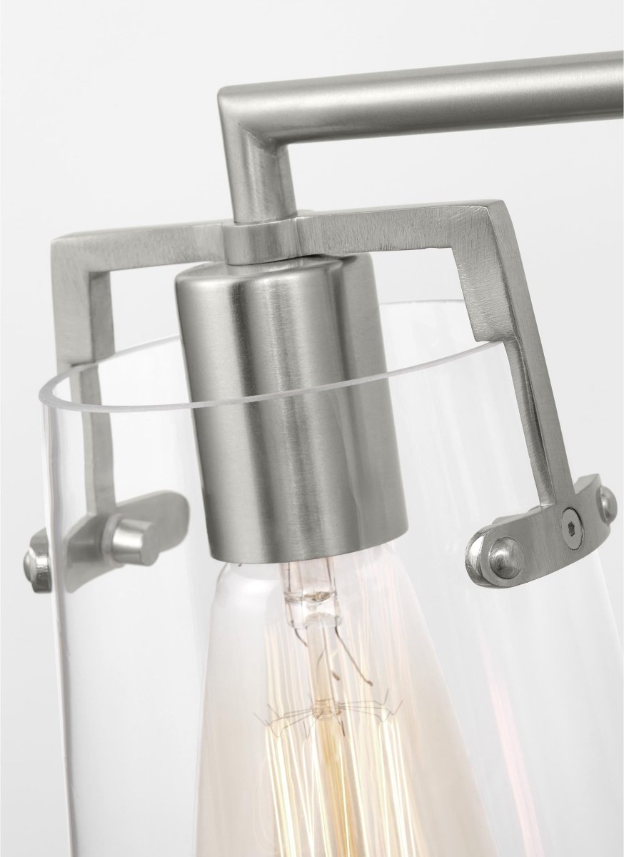 Luminaire de vanité Crofton - Acier brossé 33 3/8" by Visual Comfort Studio | Luminaires & cie