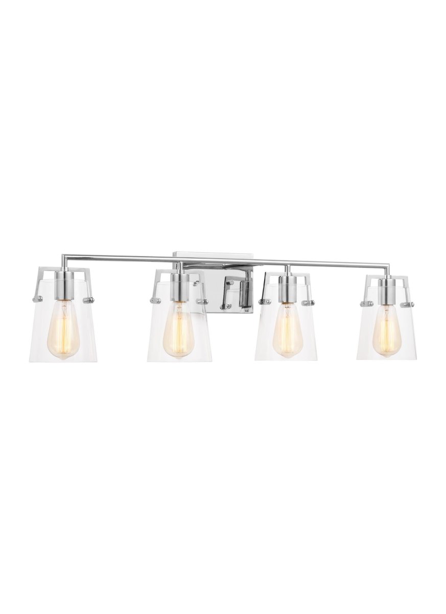 Luminaire de vanité Crofton - Chrome 33 3/8" by Visual Comfort Studio | Luminaires & cie