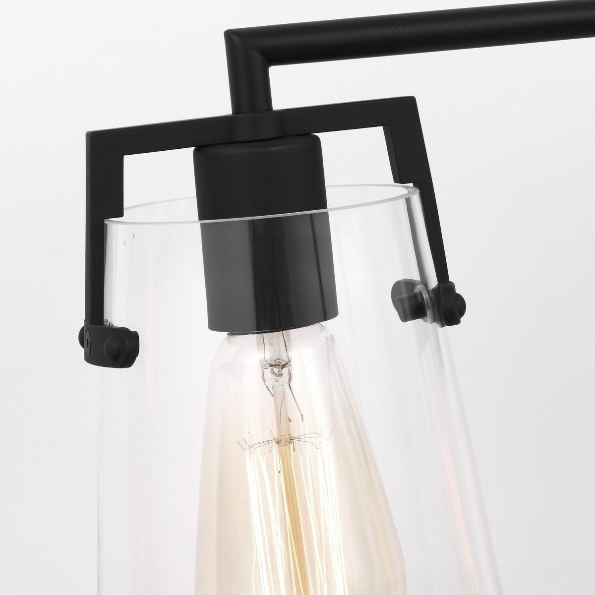 Luminaire de vanité Crofton - Laiton satiné Verre craquelé transparent 33 3/8" by Visual Comfort Studio | Luminaires & cie