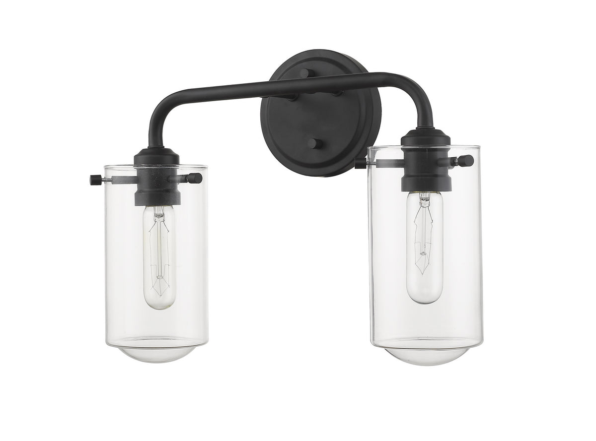 Luminaire de vanité Delaney Noir mat, 15" – vue 5