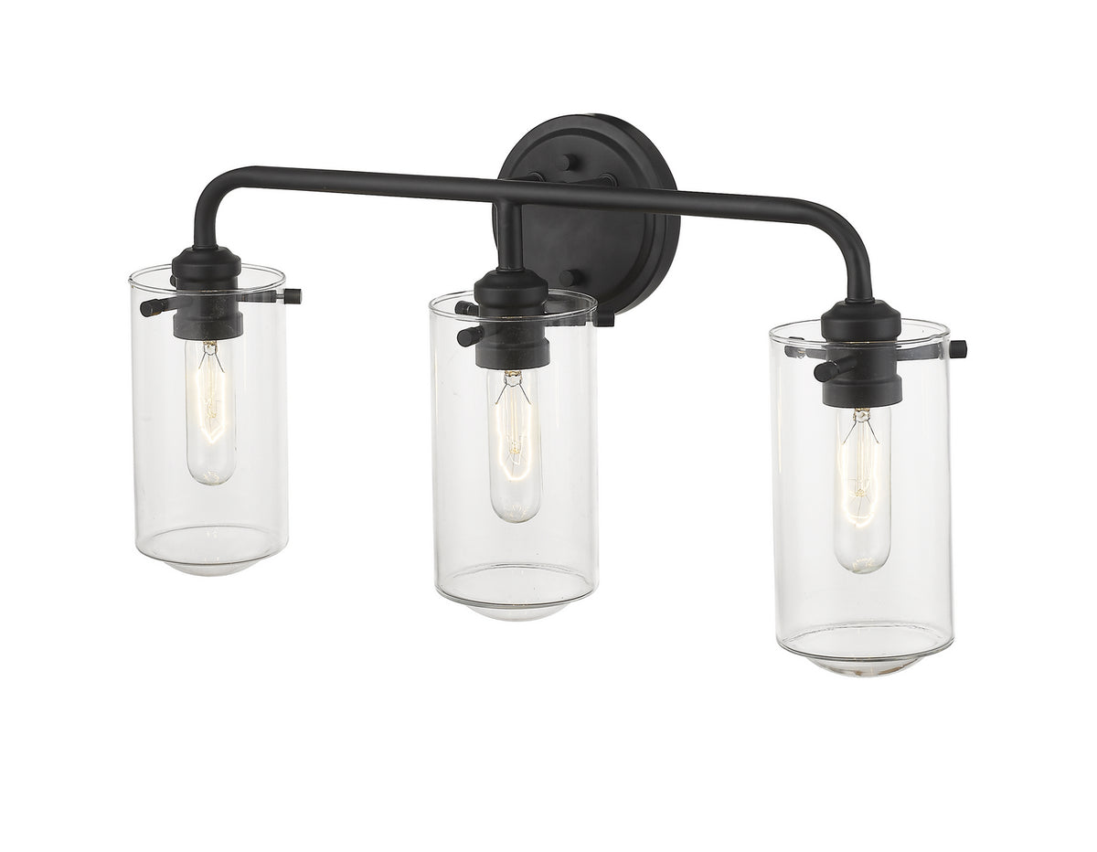 Luminaire de vanité Delaney Noir mat, 22" – vue 4