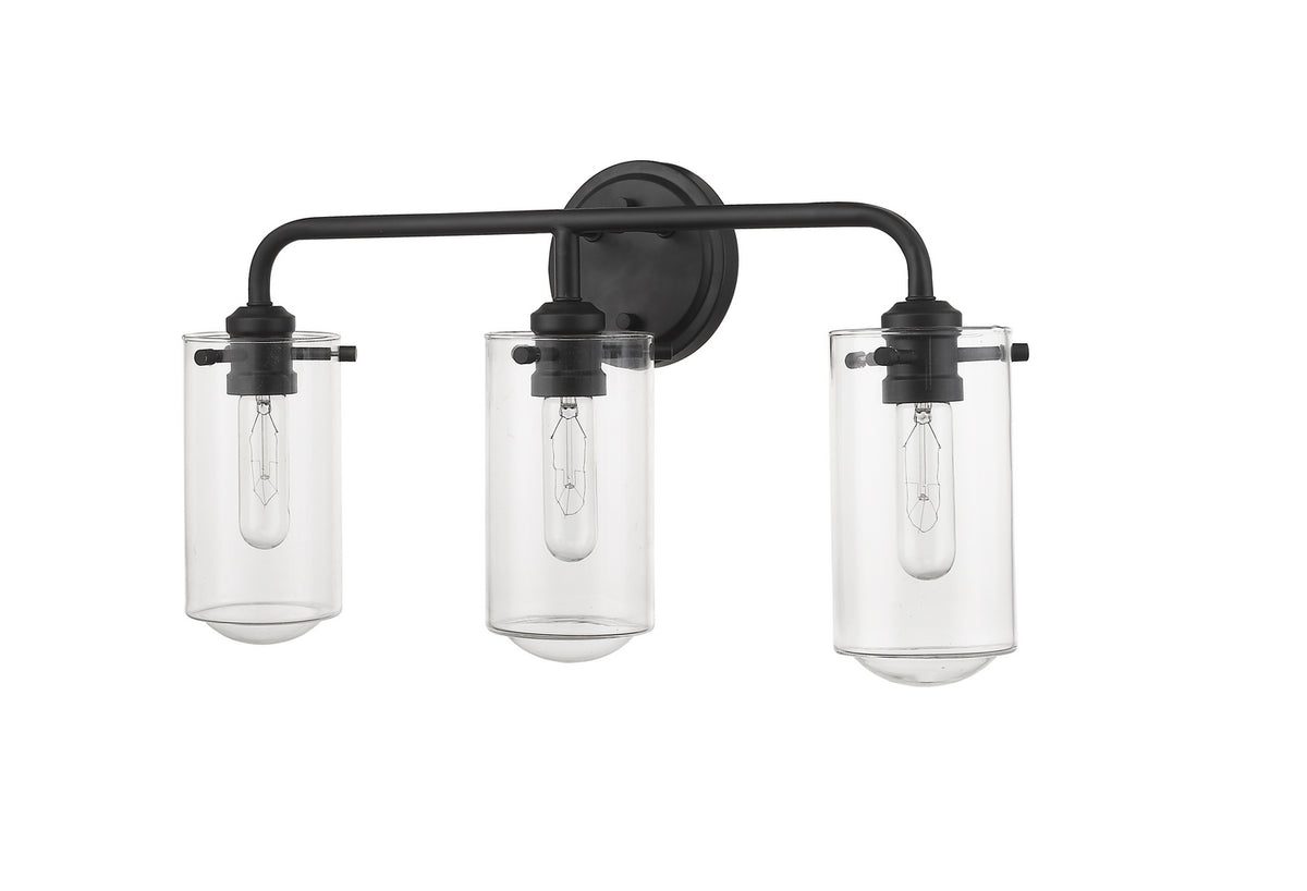 Luminaire de vanité Delaney Noir mat, 22" – vue 5