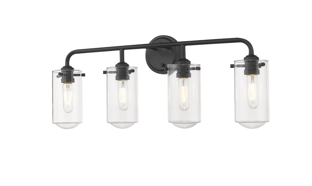 Luminaire de vanité Delaney Noir mat, 30" – vue 3