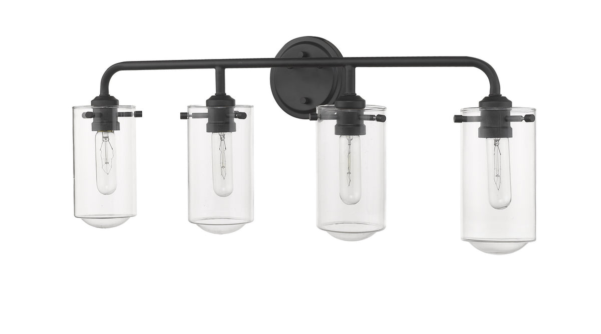 Luminaire de vanité Delaney Noir mat, 30" – vue 5