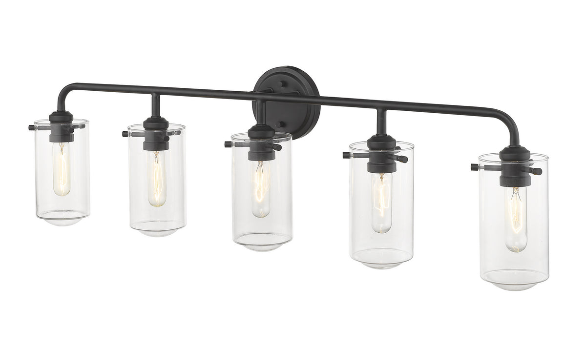 Luminaire de vanité Delaney Noir mat, 38" – vue 4