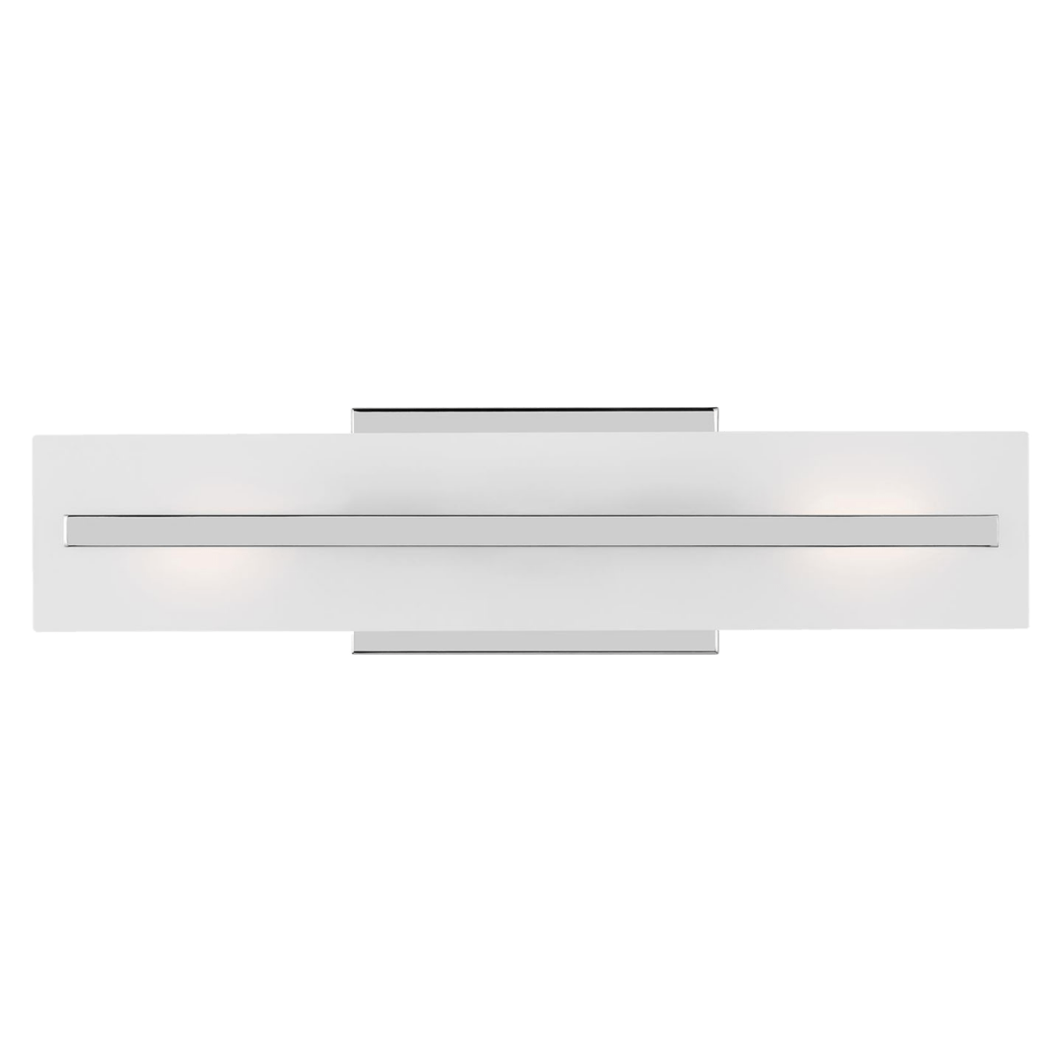 Luminaire de vanité Dex - Chrome Ampoules non - incluses 17 7/8" by Visual Comfort Studio | Luminaires & cie