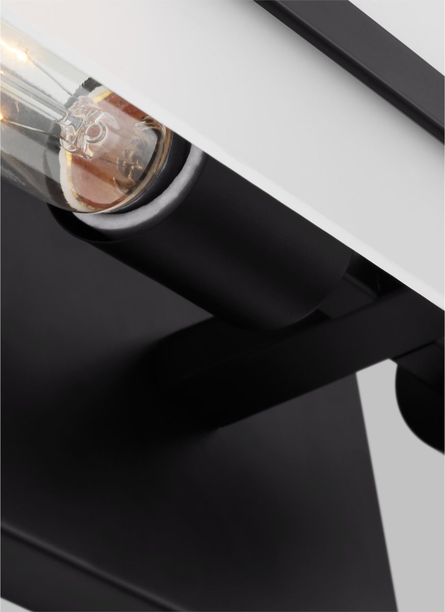 Luminaire de vanité Dex - Noir de minuit Ampoules DEL incluses 17 7/8" by Visual Comfort Studio | Luminaires & cie