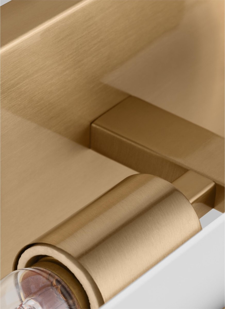 Luminaire de vanité Dex - Laiton satiné Ampoules DEL incluses 17 7/8" by Visual Comfort Studio | Luminaires & cie