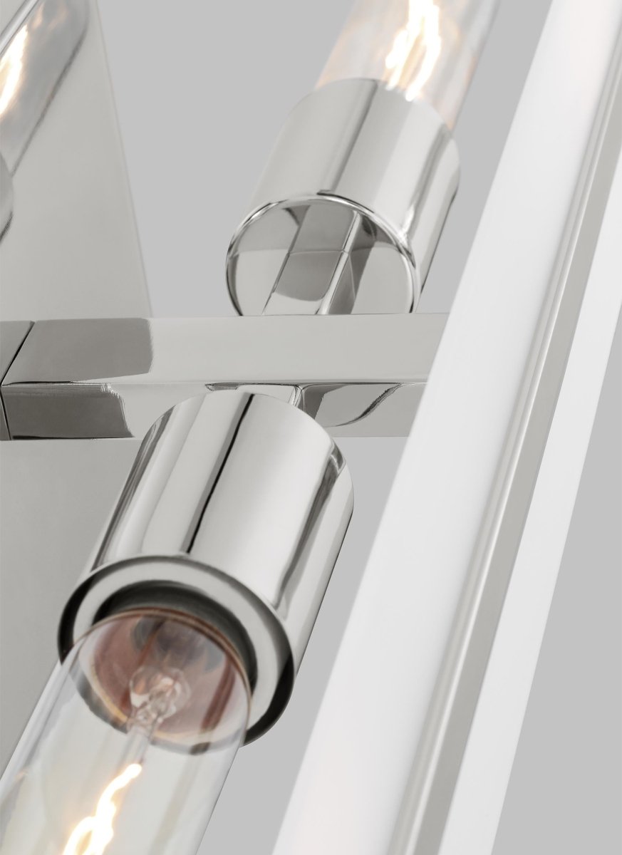 Luminaire de vanité Dex - Chrome Ampoules DEL incluses 24" by Visual Comfort Studio | Luminaires & cie