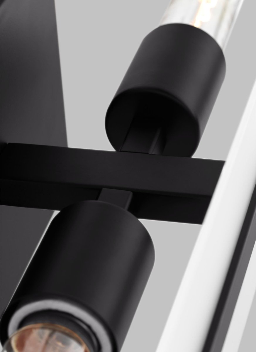 Luminaire de vanité Dex - Noir de minuit Ampoules DEL incluses 24" by Visual Comfort Studio | Luminaires & cie