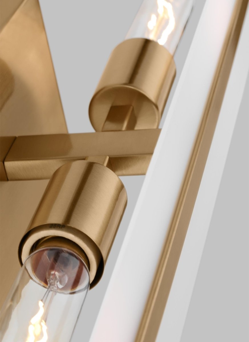 Luminaire de vanité Dex - Laiton satiné Ampoules DEL incluses 24" by Visual Comfort Studio | Luminaires & cie