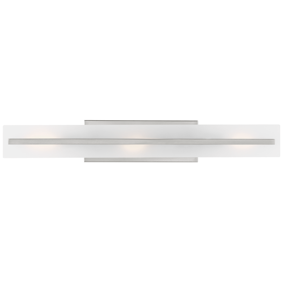 Luminaire de vanité Dex - Nickel brossé Ampoules DEL incluses 29 7/8" by Visual Comfort Studio | Luminaires & cie
