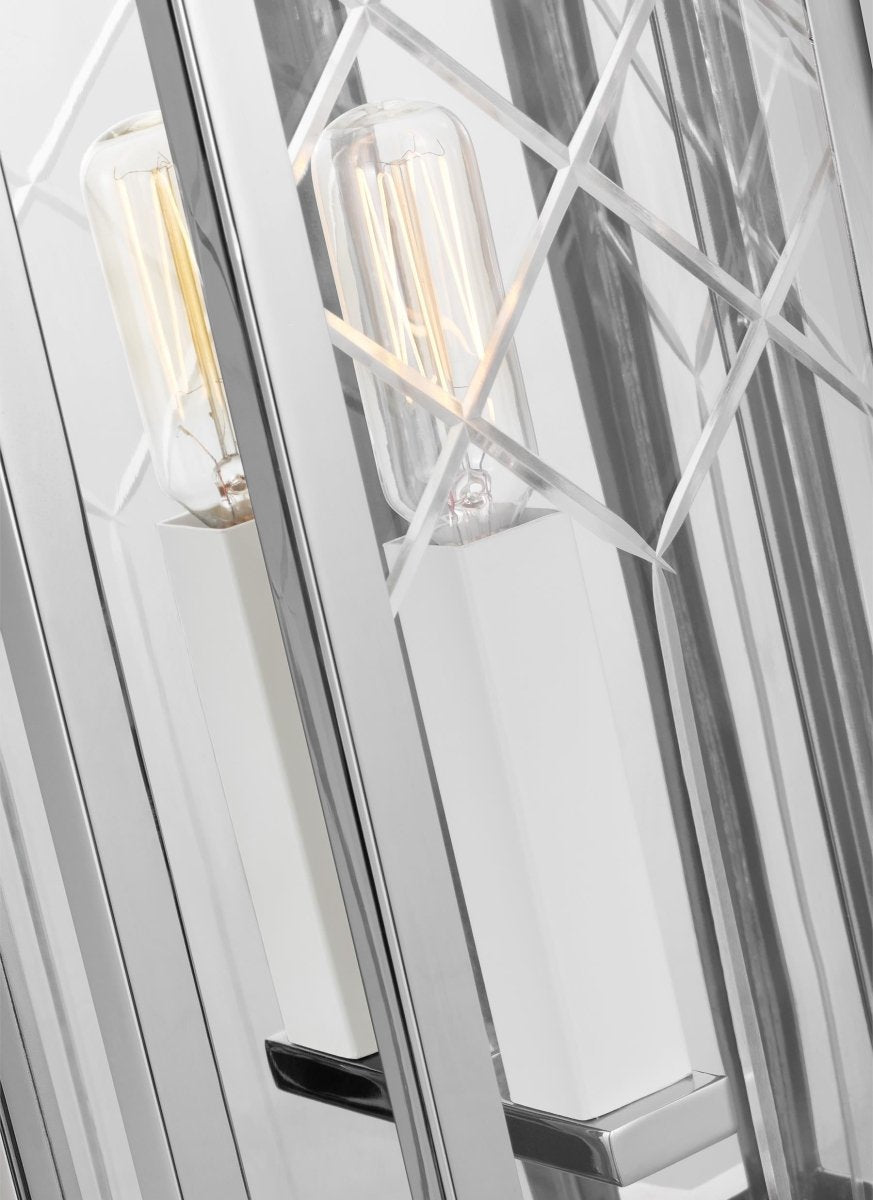 Luminaire de vanité Erro - Nickel poli by Visual Comfort Studio | Luminaires & cie