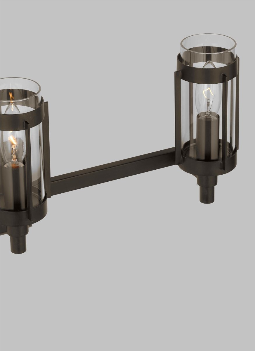 Luminaire de vanité Flynn - Laiton vieilli dans le temps 23 1/4" by Visual Comfort Studio | Luminaires & cie