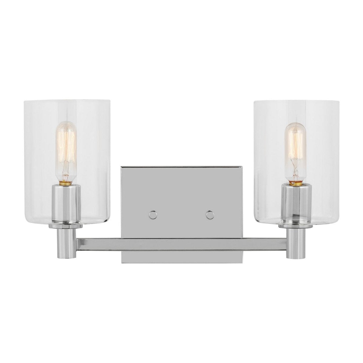 Luminaire de vanité Fullton - Chrome 14 1/4" by Visual Comfort Studio | Luminaires & cie