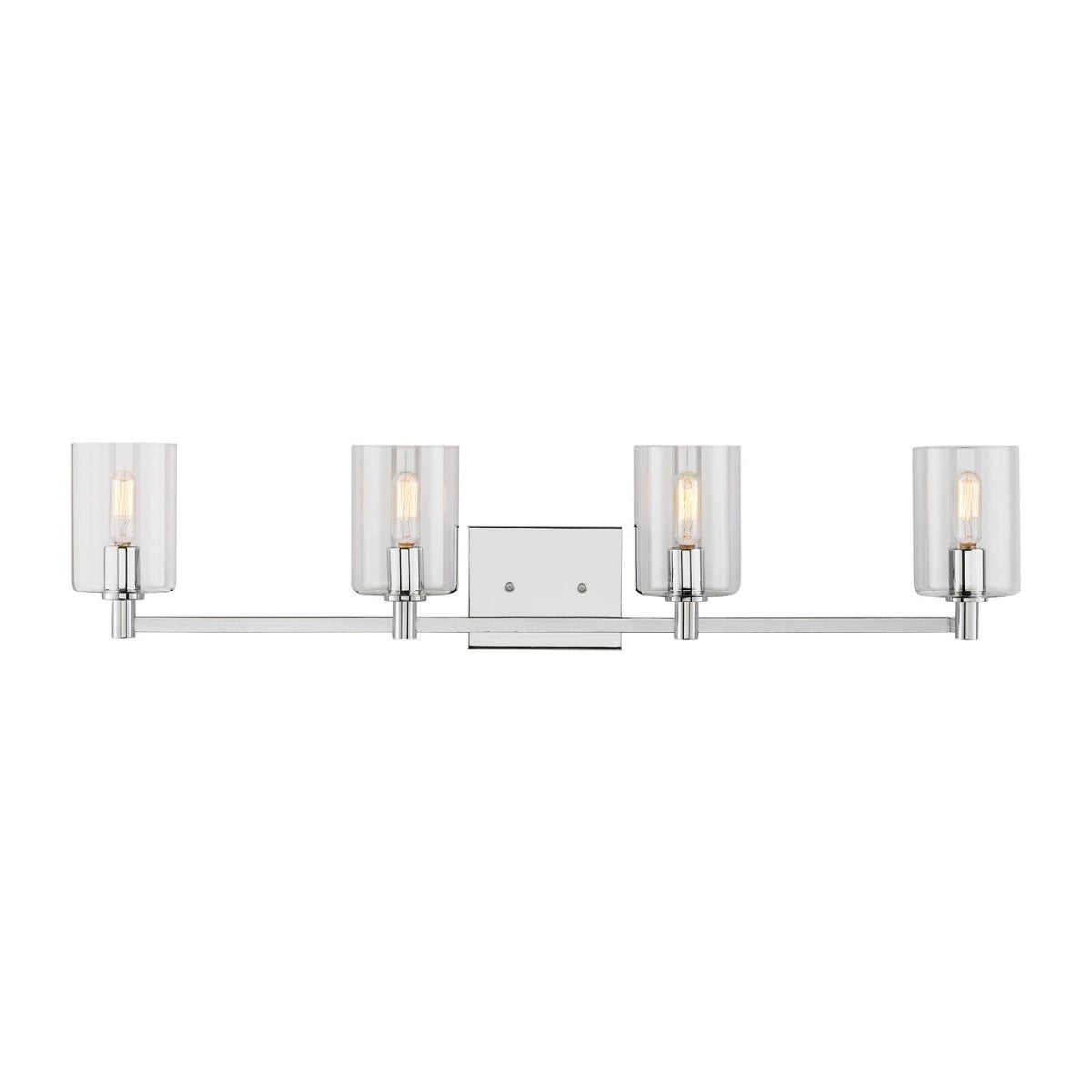 Luminaire de vanité Fullton - Chrome 35" by Visual Comfort Studio | Luminaires & cie