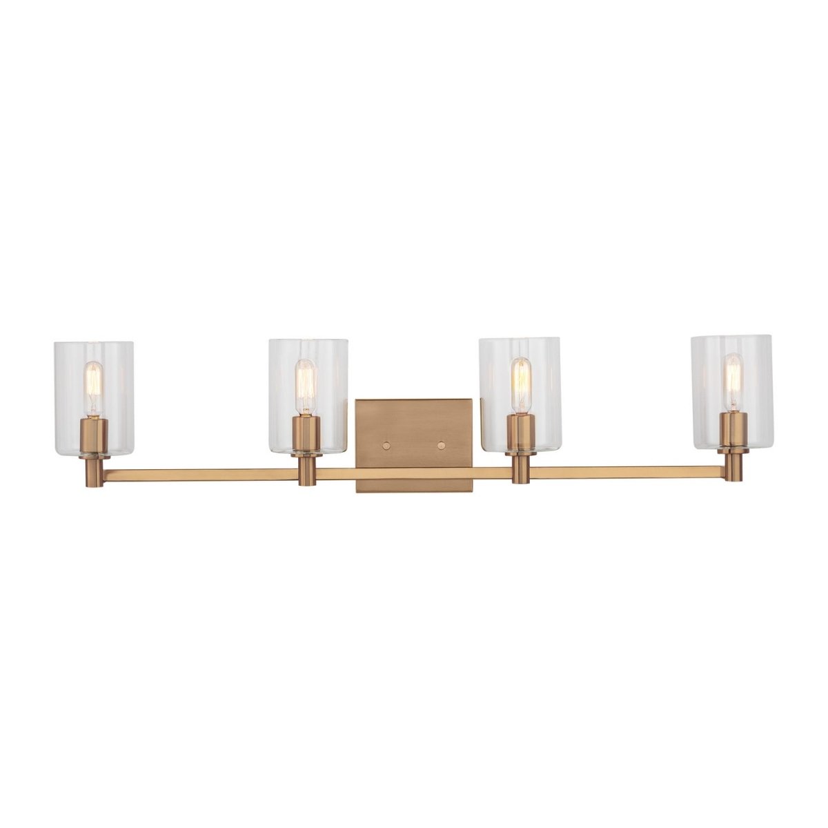 Luminaire de vanité Fullton - Laiton satiné 35" by Visual Comfort Studio | Luminaires & cie