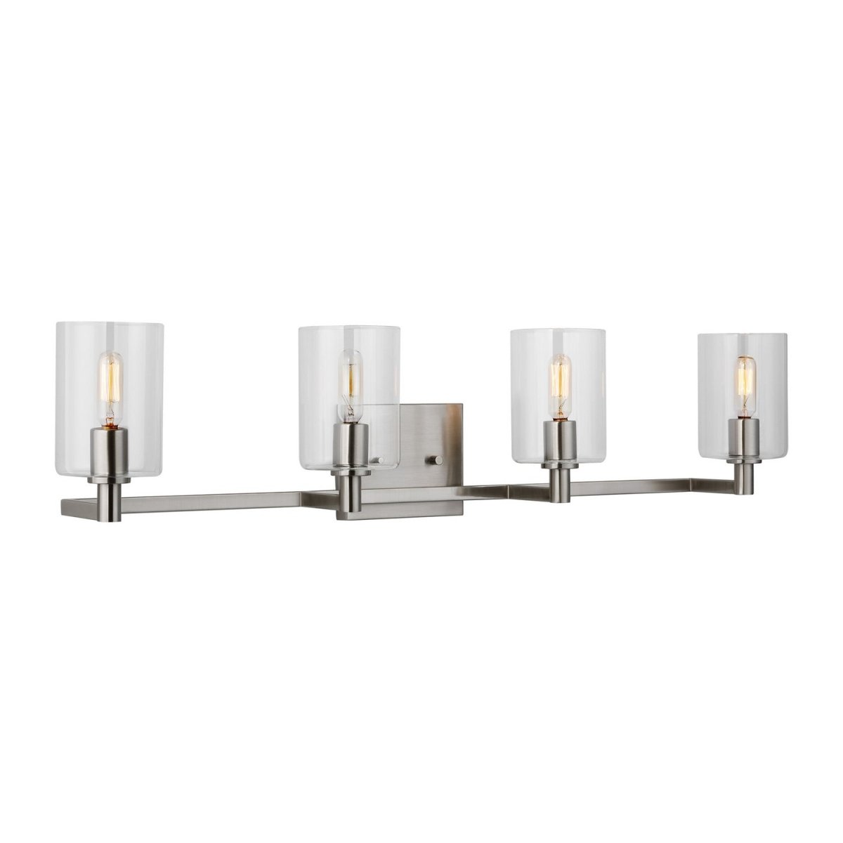 Luminaire de vanité Fullton - Nickel brossé 35" by Visual Comfort Studio | Luminaires & cie