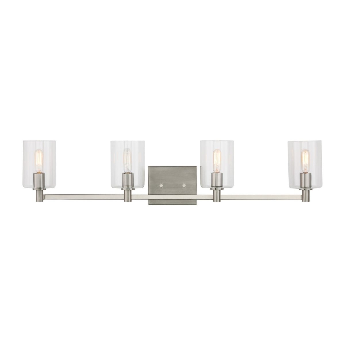 Luminaire de vanité Fullton - Nickel brossé 35" by Visual Comfort Studio | Luminaires & cie