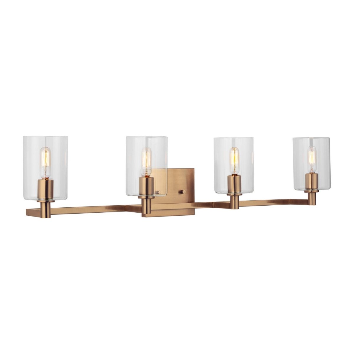 Luminaire de vanité Fullton - Nickel brossé 35" by Visual Comfort Studio | Luminaires & cie