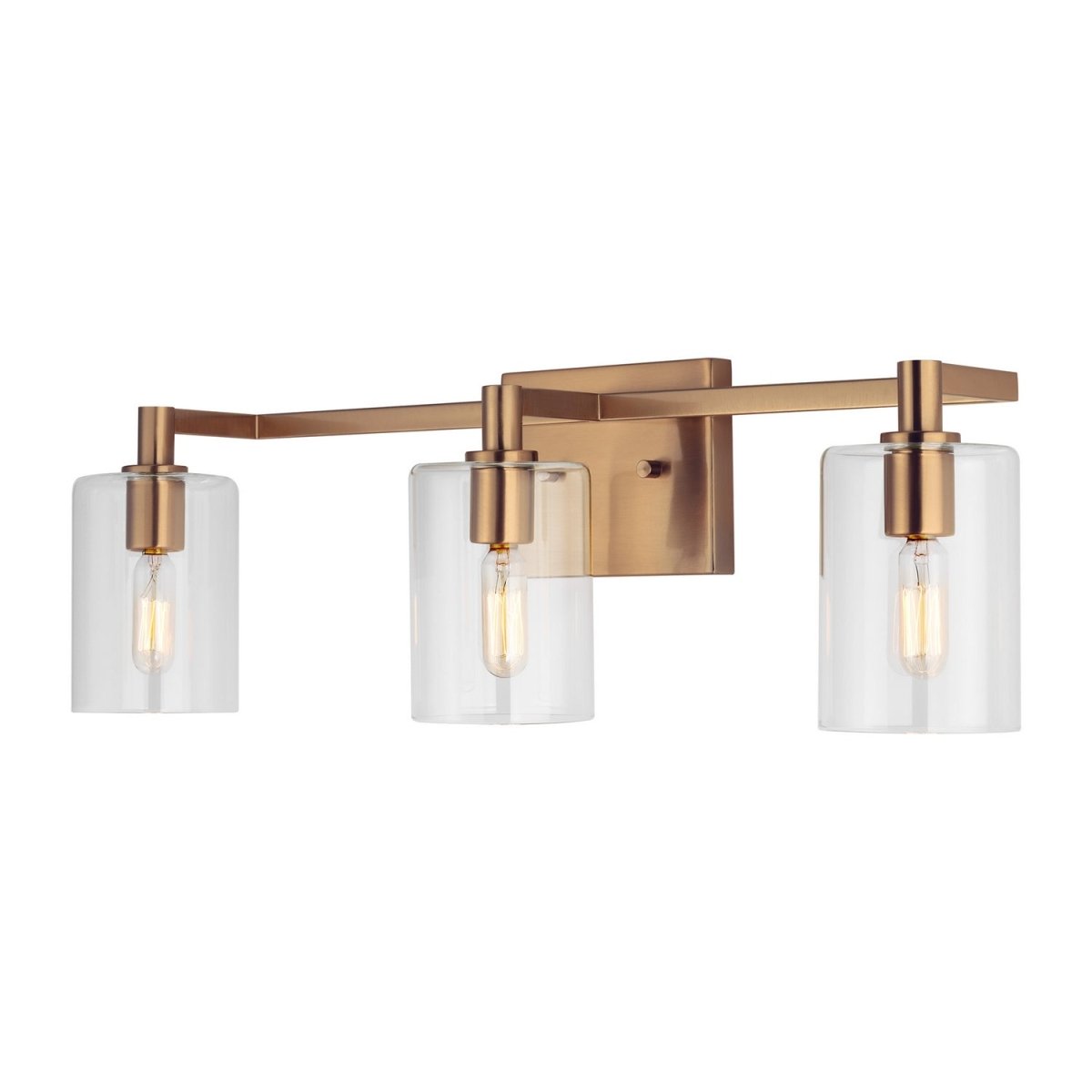 Luminaire de vanité Fullton - Nickel brossé 35" by Visual Comfort Studio | Luminaires & cie