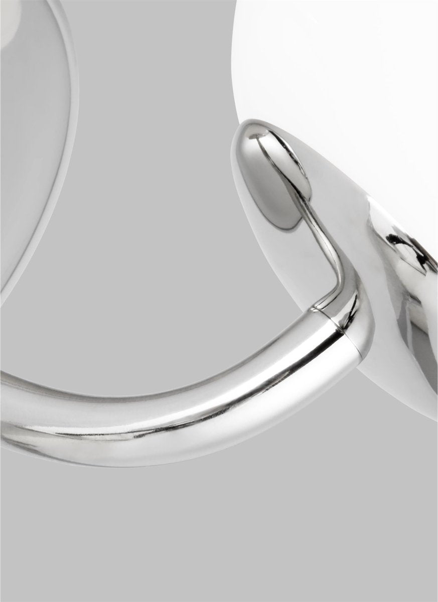 Luminaire de vanité Galassia - Nickel poli 5" by Visual Comfort Studio | Luminaires & cie