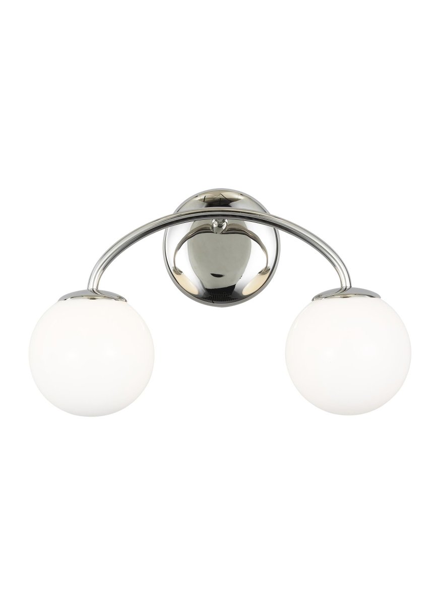 Luminaire de vanité Galassia - Nickel poli 15" by Visual Comfort Studio | Luminaires & cie