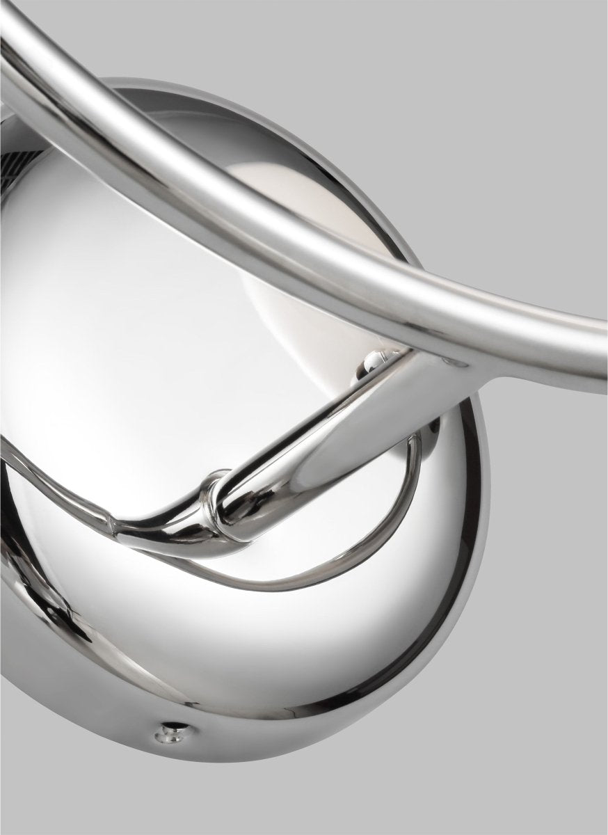 Luminaire de vanité Galassia - Nickel poli 15" by Visual Comfort Studio | Luminaires & cie