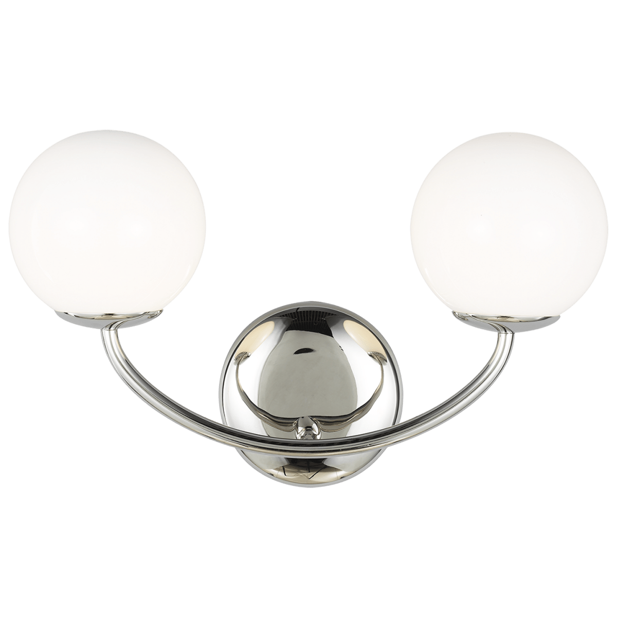 Luminaire de vanité Galassia - Nickel poli 15" by Visual Comfort Studio | Luminaires & cie