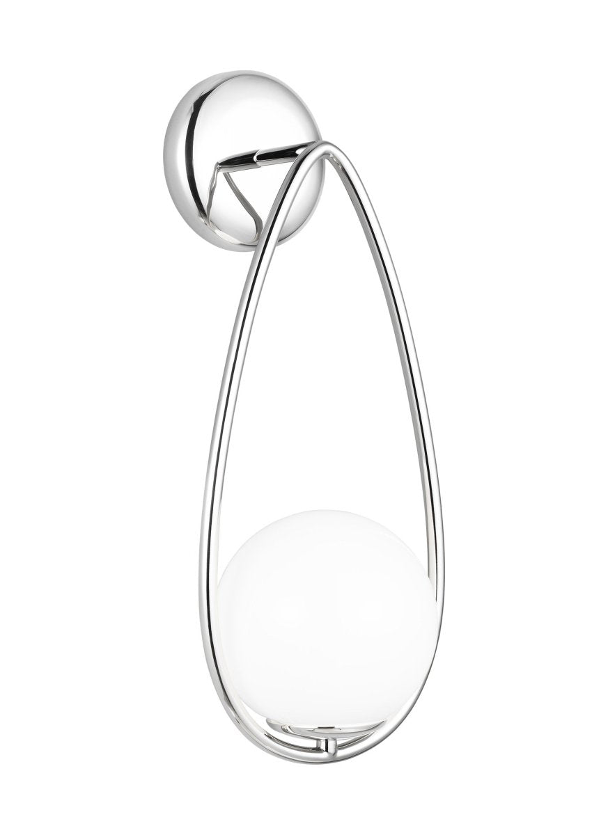 Luminaire de vanité Galassia - Nickel poli 8" by Visual Comfort Studio | Luminaires & cie