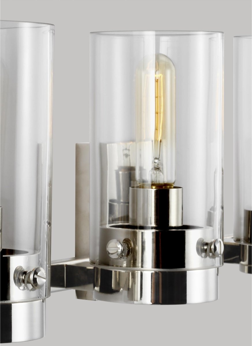 Luminaire de vanité Garrett - Nickel poli 29 1/4" by Visual Comfort Studio | Luminaires & cie