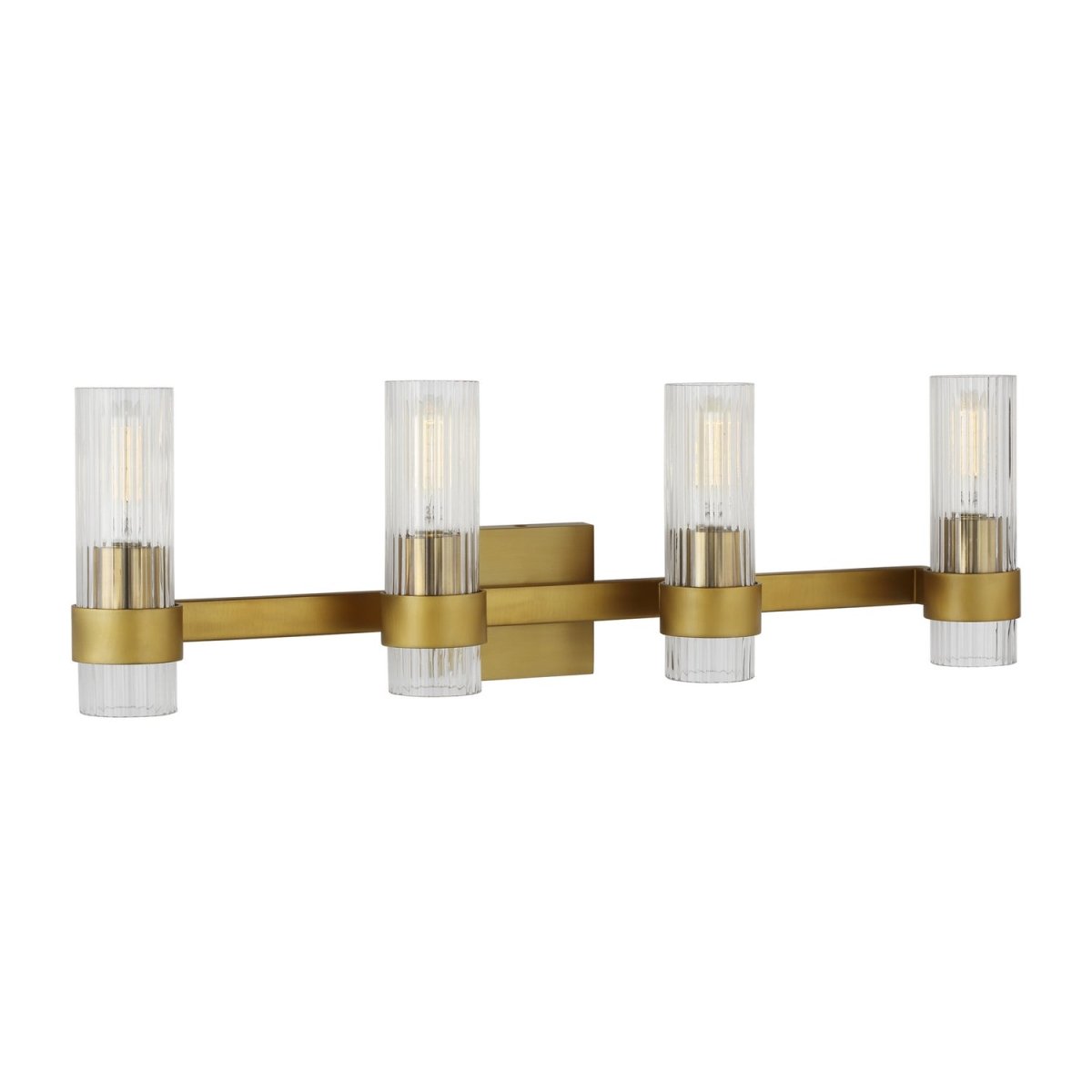 Luminaire de vanité Geneva - Nickel poli 30" by Visual Comfort Studio | Luminaires & cie