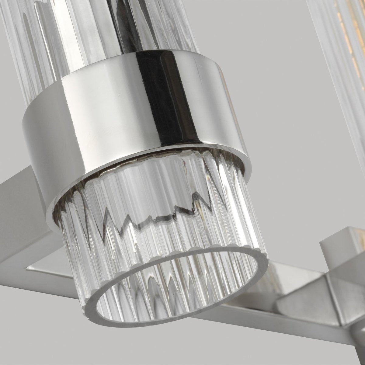 Luminaire de vanité Geneva - Nickel poli 30" by Visual Comfort Studio | Luminaires & cie
