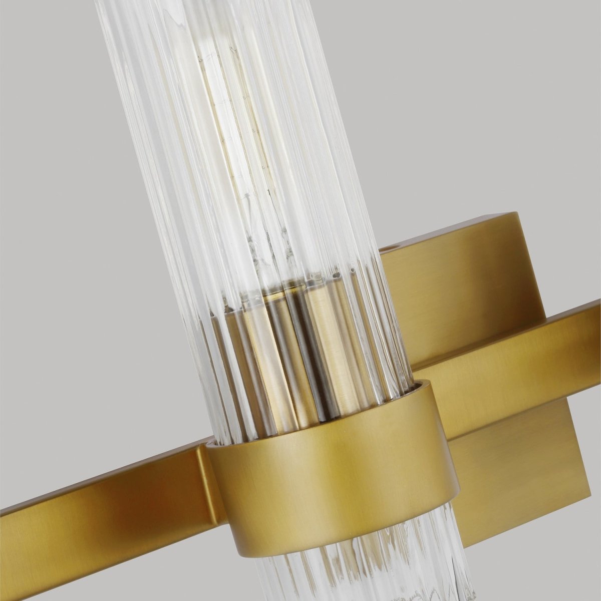 Luminaire de vanité Geneva - Nickel poli 30" by Visual Comfort Studio | Luminaires & cie