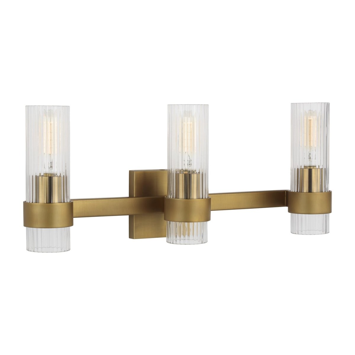 Luminaire de vanité Geneva - Nickel poli 30" by Visual Comfort Studio | Luminaires & cie