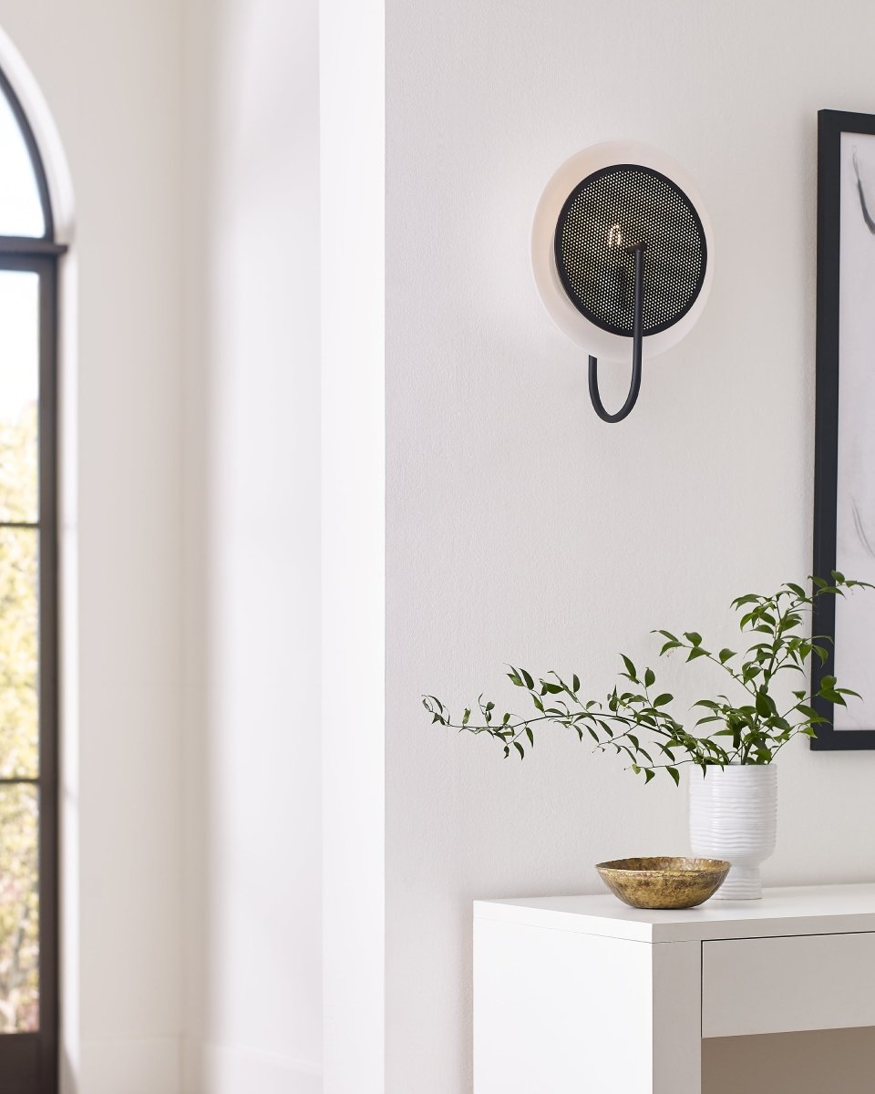 Luminaire de vanité Gesture - Noir de minuit by Visual Comfort Studio | Luminaires & cie